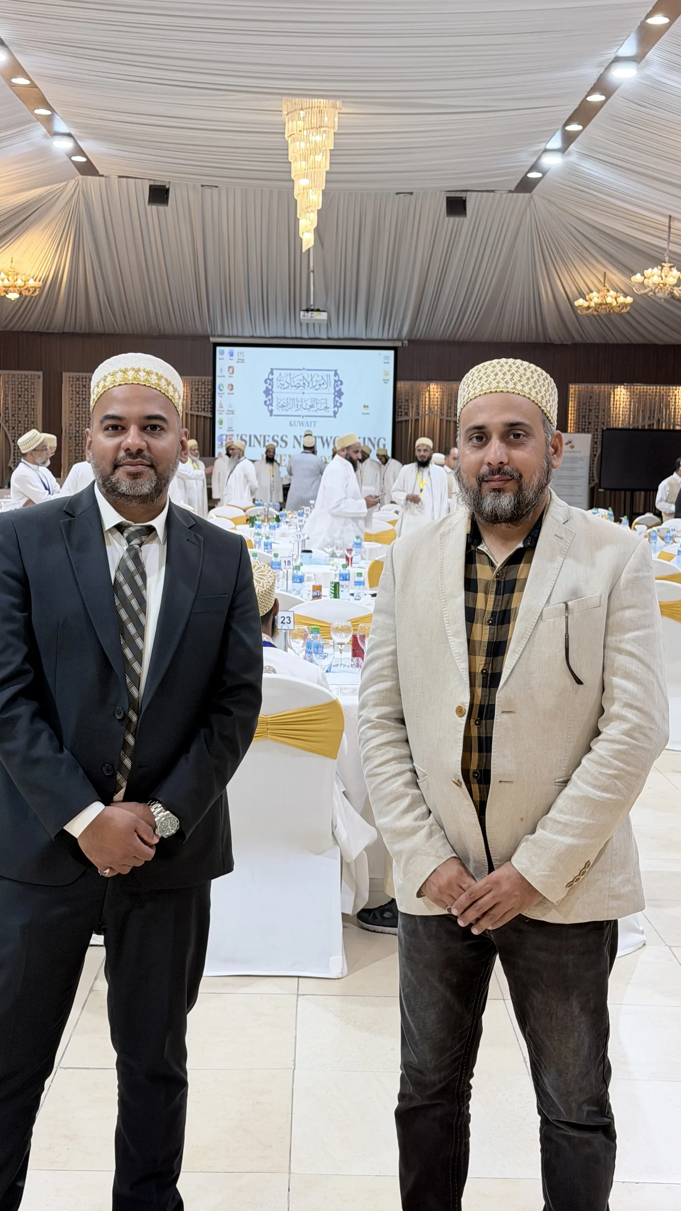 CentrixPlus team at the Al-Tijaarat Al-Raabehah Business Networking Event, Safir Hotel Fintas
